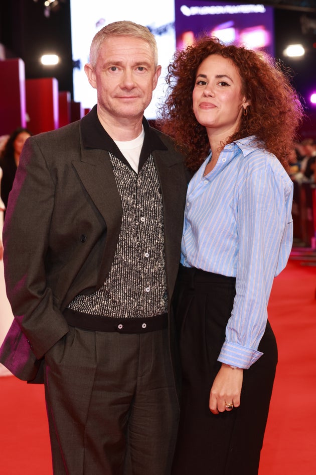Martin Freeman and Rachel Benaissa attend the 