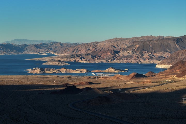 FILE - Lake Mead is seen on Sept. 3, 2026, in Boulder City, Nev. (AP Photo/John Locher, File)