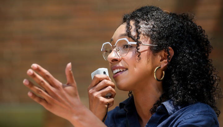 Darializa Avila Chevalier, U.S. Democratic House candidate for New York, speaks during a rally with Columbia Postdoctoral Workers (CPW-UAW Local 4100) at Haven Plaza at Columbia University Medical Center in New York, US, on Tuesday, June 30, 2026. The Democratic primary results last Tuesday sent shockwaves throughout the party after Mamdani-backed left-wing candidates running on democratic socialist platforms defeated incumbents who supported Israel.
