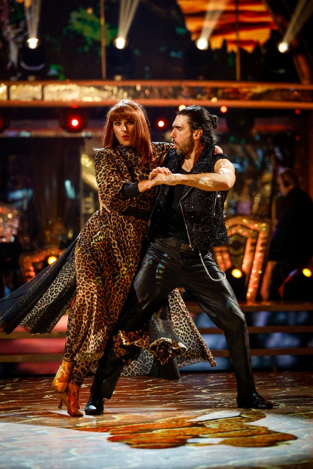 Dame Sarah Storey and Julian Caillon paid tribute to Shania Twain with their Icons Week performance