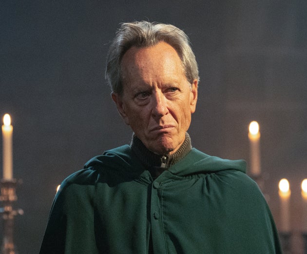 Richard E Grant in the Celebrity Traitors castle