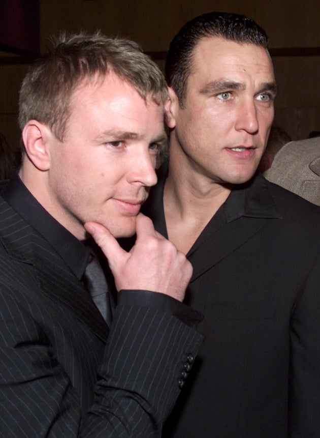Guy Ritchie and Vinnie Jones in 2001