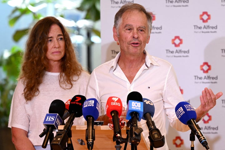 “The good news in all this is that Helen is alive and she’s stable. That is the most important thing for our family,” her husband told reporters in Melbourne.