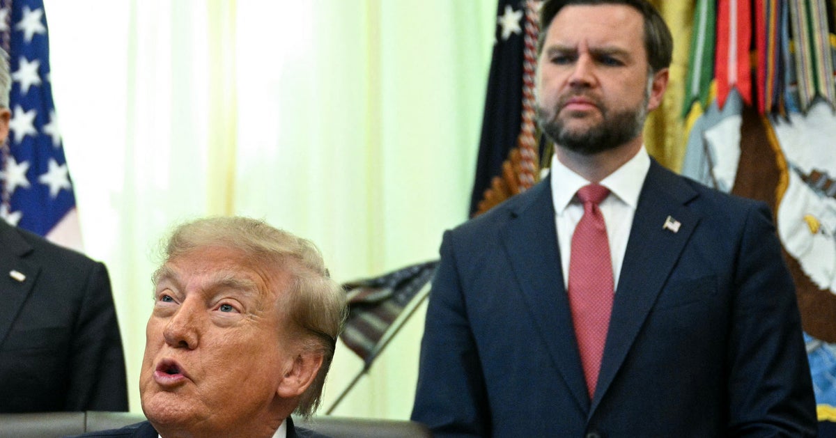 Donald Trump Dodges JD Vance 2028 Endorsement Question, With Vance Right Behind Him