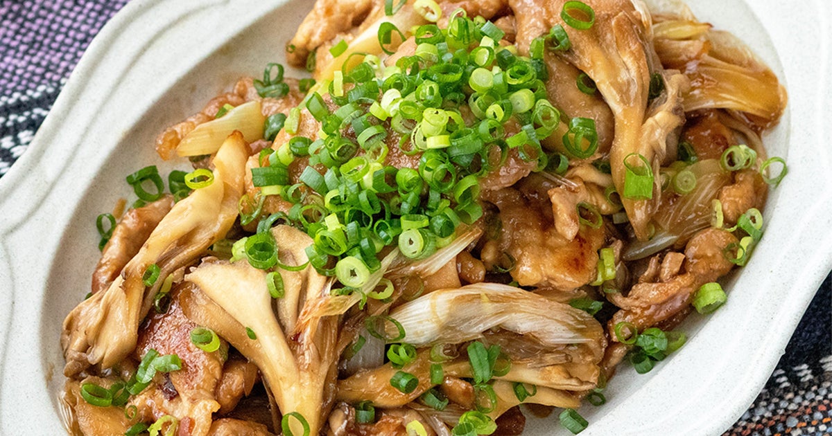 腰抜かすほどウマい『豚こま』と『まいたけ』の食べ方!ご飯が進む簡単おかず「豚こまとまいたけのねぎだくオイスターソース炒め」のレシピ