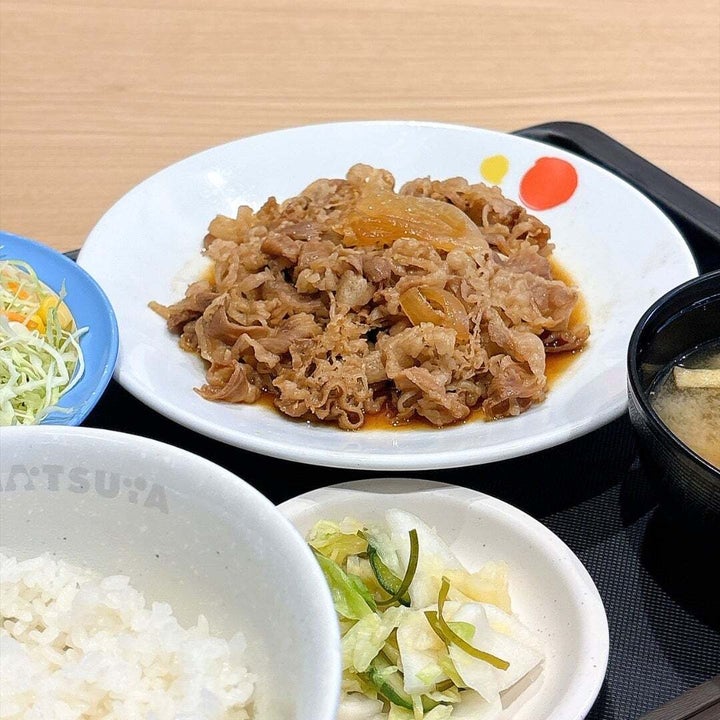 松屋「特盛牛皿定食」
