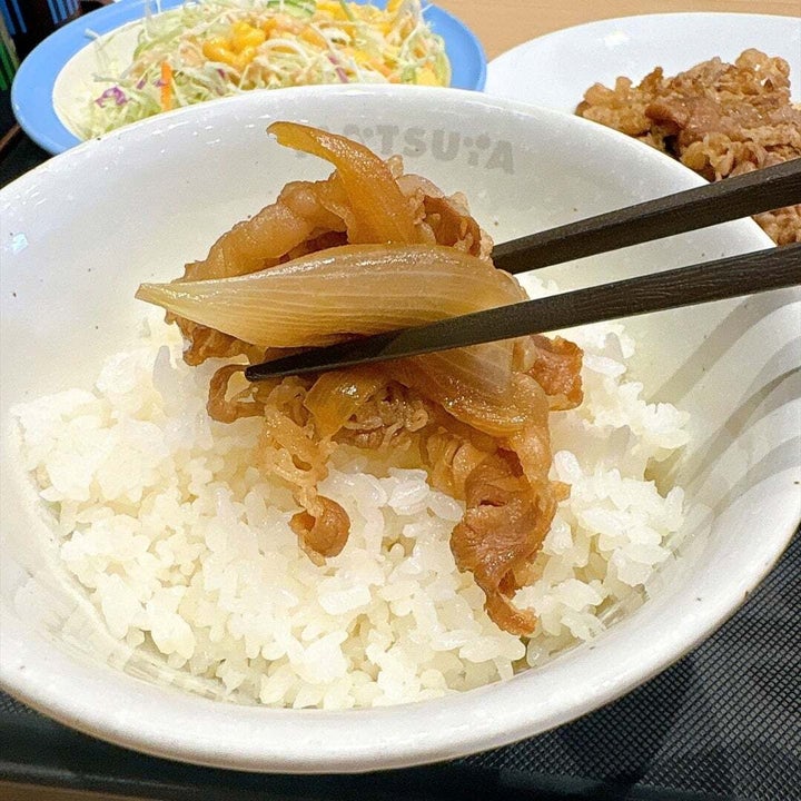 松屋「特盛牛皿定食」