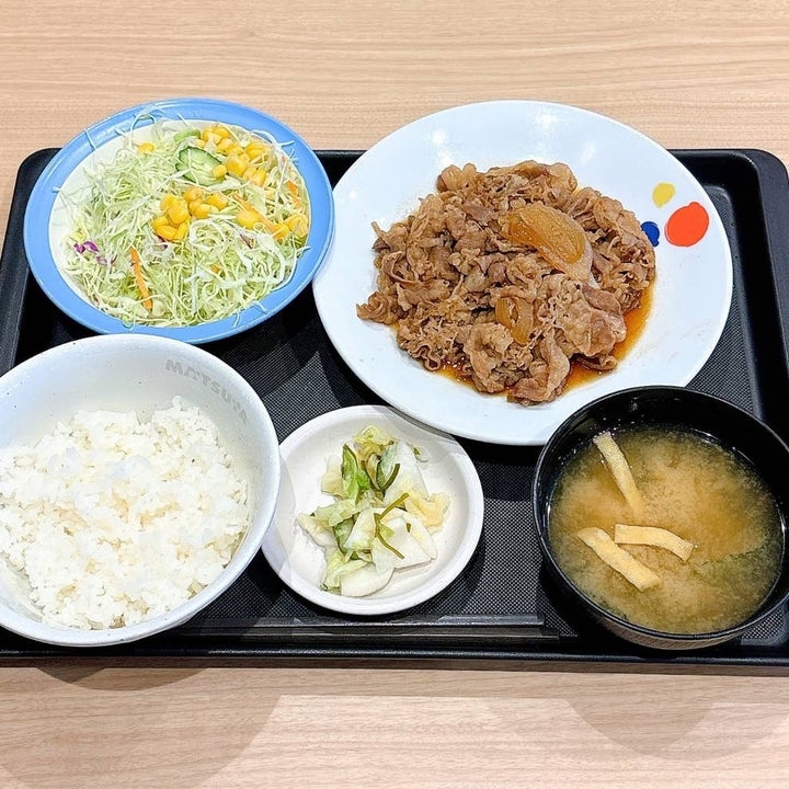 松屋「特盛牛皿定食」
