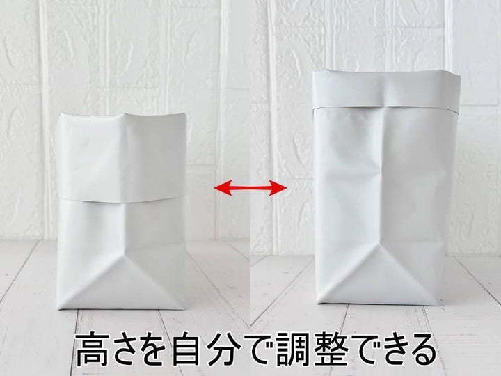 無印良品「折って高さが変えられる ターポリン収納ケース 小」