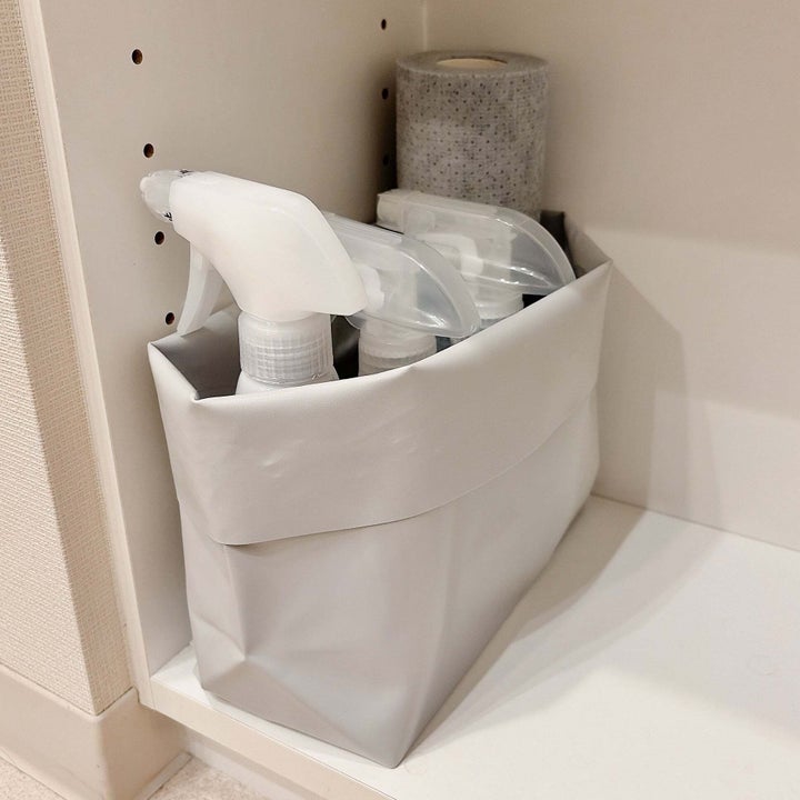 無印良品「折って高さが変えられる ターポリン収納ケース 小」