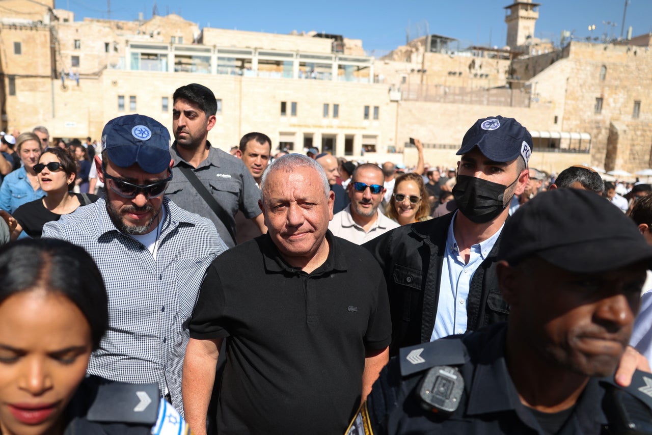 Gadi Eisenkot, former Israeli military chief and leader of the Yashar party, visits the Western Wall in Jerusalem's Old City on Oct. 22, 2026, ahead of Israel's legislative election. Eisenkot has promised to try to restore the international image of Israel, badly strained after three years of war in Gaza and violence in the occupied West Bank.