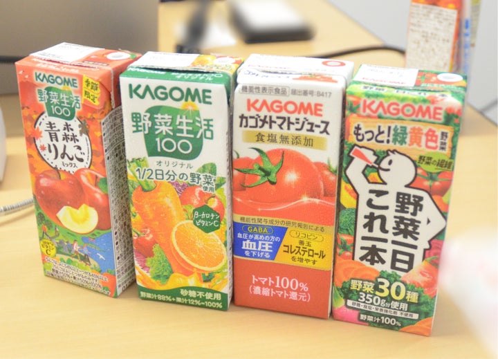 カゴメの飲料商品