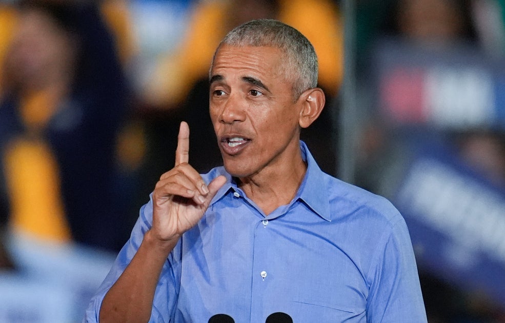 Obama sagt, das Weiße Haus sehe aus, als hätte „Saddam Hussein eine ...