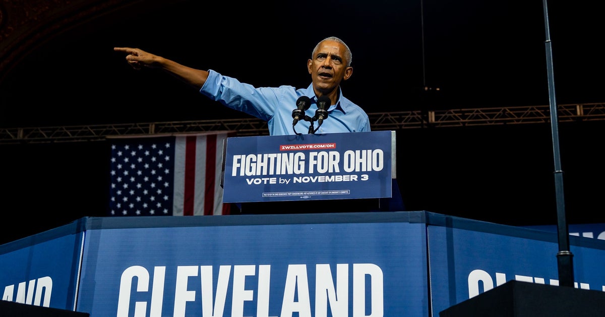 Obama prangert in Ohio die „Grausamkeit“ und Unanständigkeit von Trump und ...