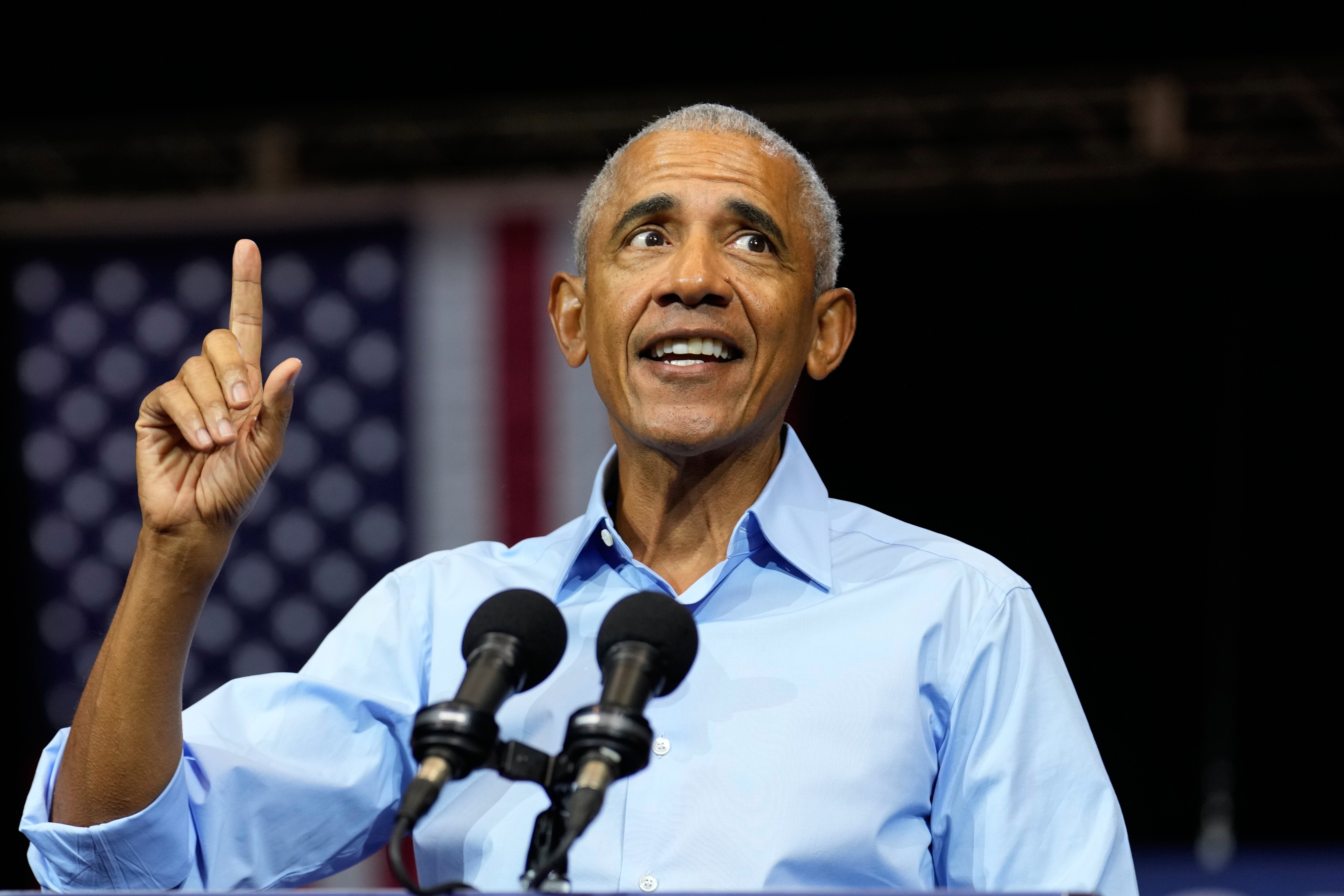 Obama mocks Trump's White House renovations with Cheesecake Factory joke
