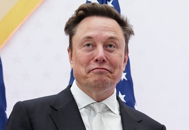Elon Musk pictured earlier this month