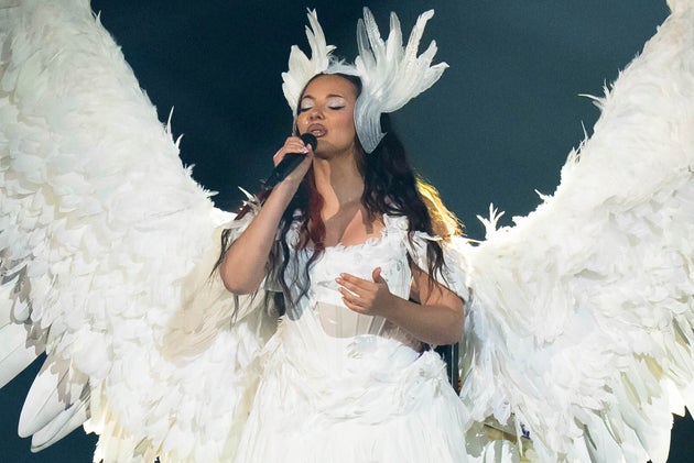 Jade performing at the 2025 Brit Awards