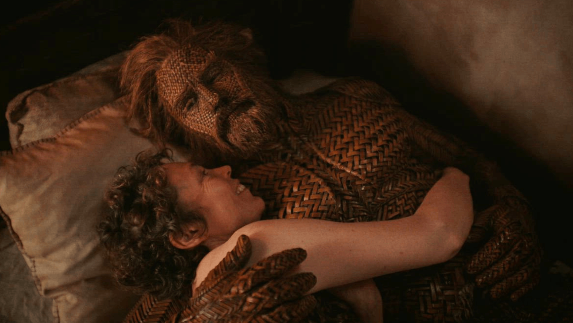 Alexander Skarsgård And Olivia Colman Get Real About Shooting Wicker's 'Steamy' Scenes