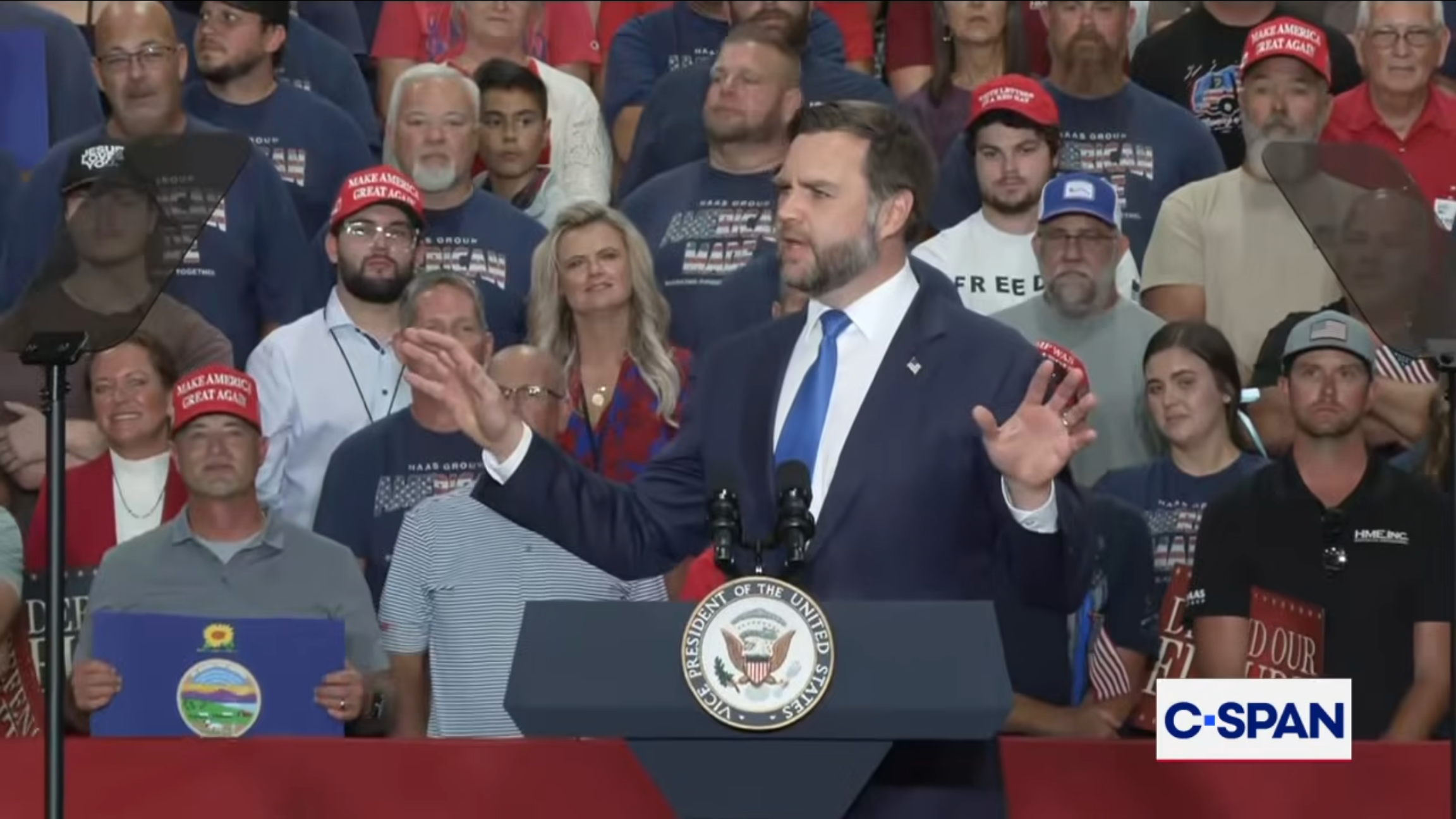 JD Vance Says Hecklers At Rally Are ‘Bulls**t’ …In The Least Threatening Way Possible