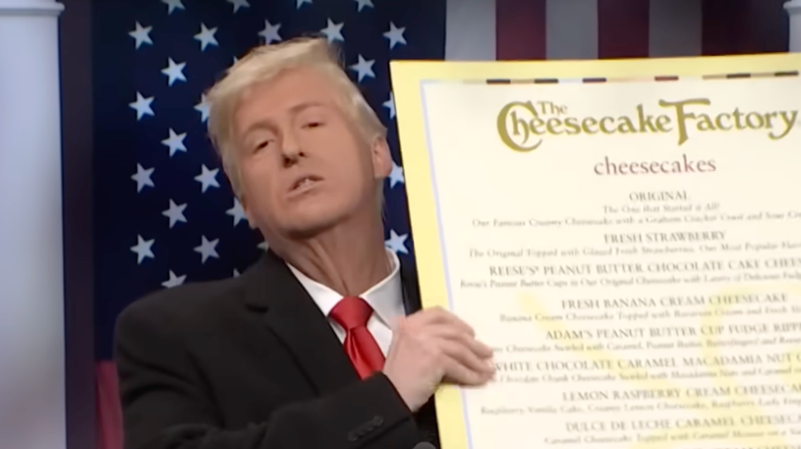 No Joke: Trump White House's Cheesecake Factory Flex Is Straight Out Of An 'SNL' Sketch