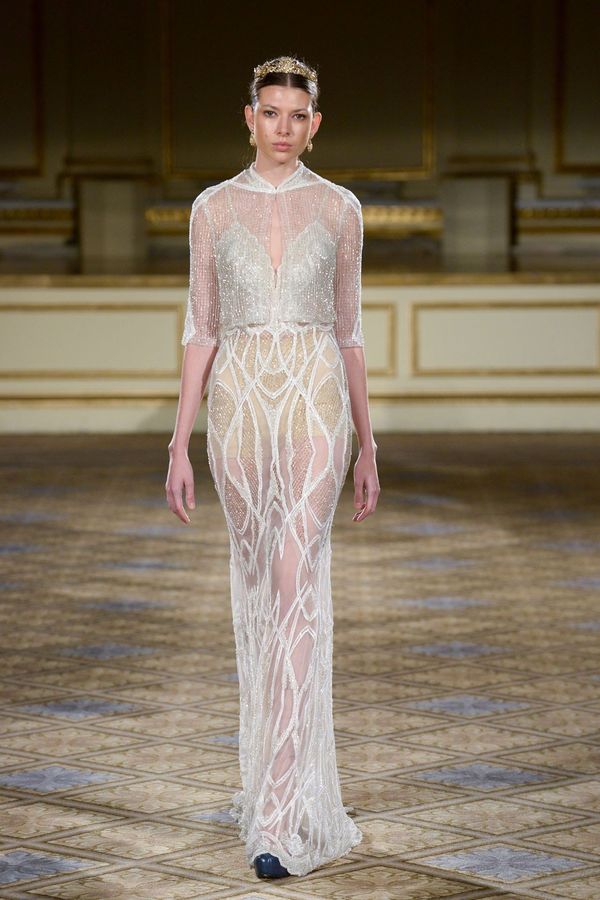 The 15 Most NSFW Wedding Dresses From Bridal Fashion Week | HuffPost