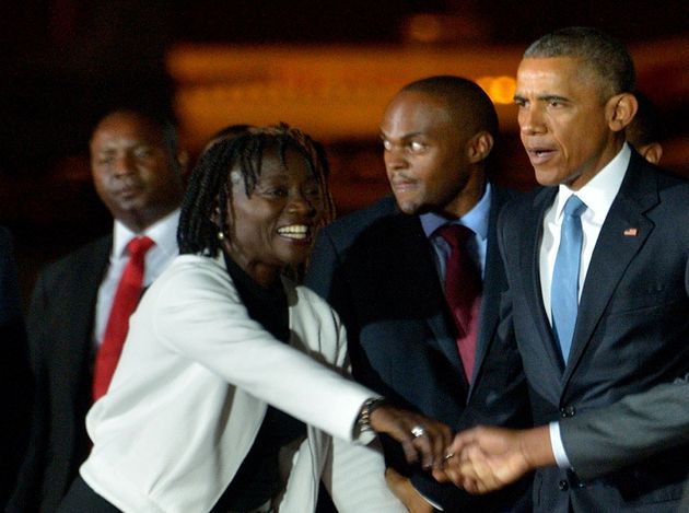 Obama Reunites With Half-Sister In Kenya