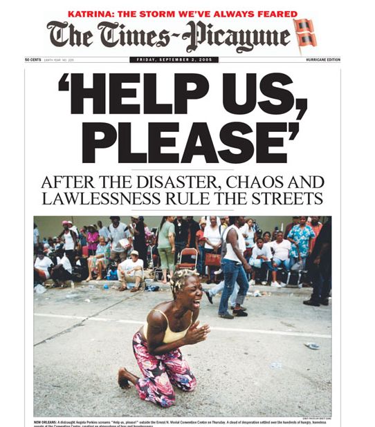 The Front-Page Photos That We Can't Forget From Hurricane Katrina | The ...