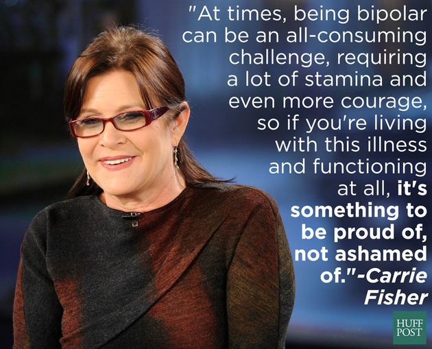 Carrie Fisher ingin menghilangkan stigma dari kesehatan mental. (Sumber: Huffington Post)