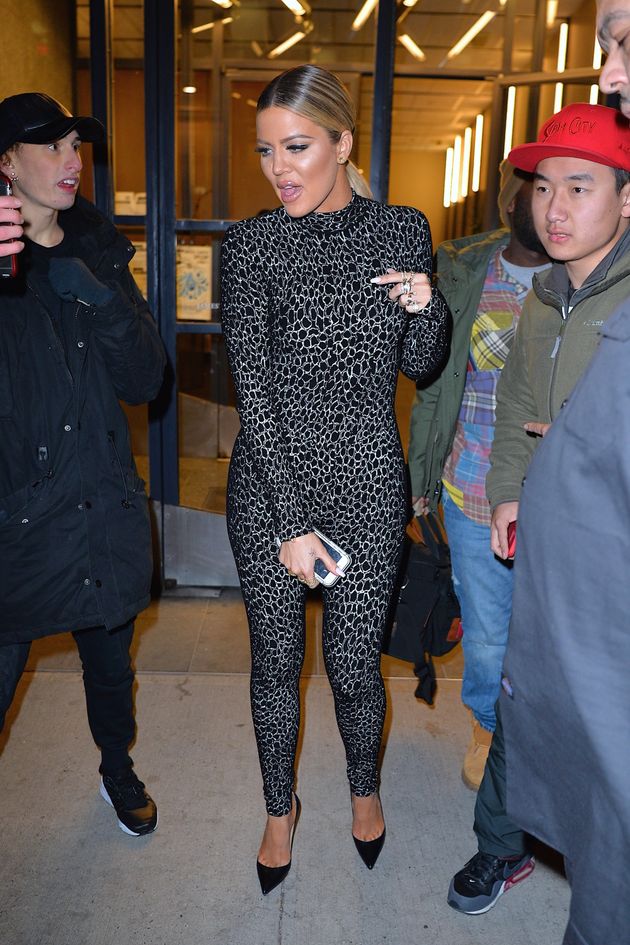 Khloe Kardashian's Racy Skintight Catsuit Is Her Best Look Yet | The ...