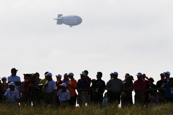 Blimp Crashes To The Ground At U.S. Open | HuffPost